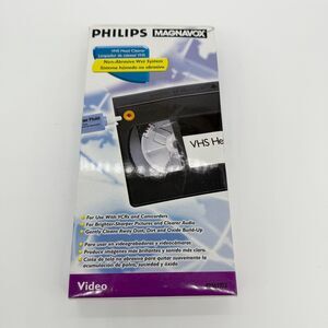 Philips Magnavox VHS Head Cleaner Non-Abrasive Wet System PM61102